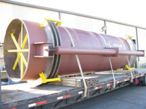 72 inch thick wall expansion joint for a sulfuric acid plant