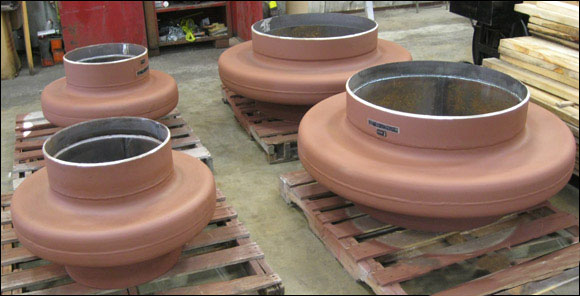 Custom Thick Wall Flanged and Flued Head Expansion Joints for Heat Exchangers in California