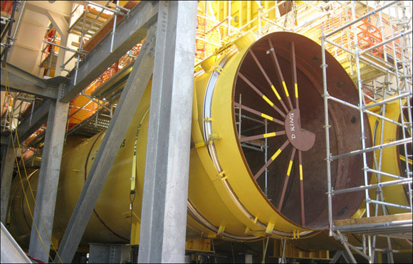 Engineering, Design and Fabrication of 119" Expansion Joints, Duct Work and Supports