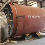 102" Dia. Single Hinged Expansion Joint and Duct Work Assembly and Two 92" Single Expansion Joints