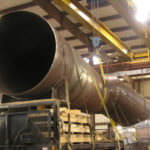 U.S. Bellows, Inc. Designed and Fabricated 60" Ductwork with Spring Supports, Snubbers, a Support Cradle and a Fabric Expansion Joint for a Sulfuric Acid Plant in Texas