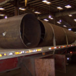 Carbon steel duct work ready for shipping