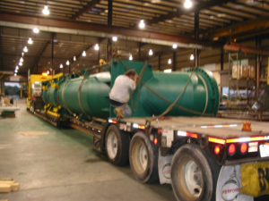 60″ diameter Double Hinged Refractory Lined Expansion Joint for a Chemical Refinery in Michigan