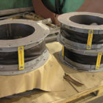 Small diameter fabric expansion joint