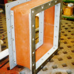 Small rectangular fabric expansion joint