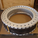 Specially designed round fabric expansion joint