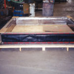 Square fabric expansion joint ready for shipment
