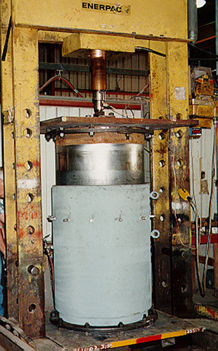 Slip joint being tested